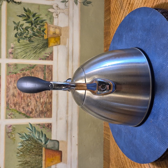 MasterClass Whistling Tea Kettle. (#1122) Stainless Steel. - Picture 7 of 14